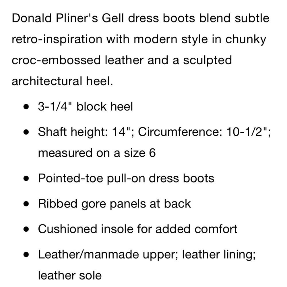 Donald J. Pliner Python boots - Picture 5 of 5